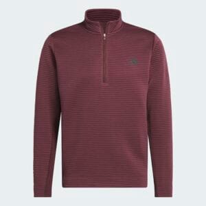 adidas Ultimate365 Dwr Textured Quarter Zip Sweatshirt