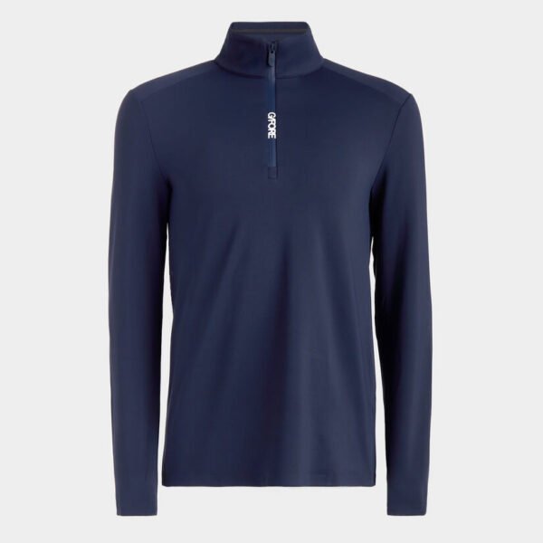 G/FORE Brushed Back Tech Quarter Zip Twilight