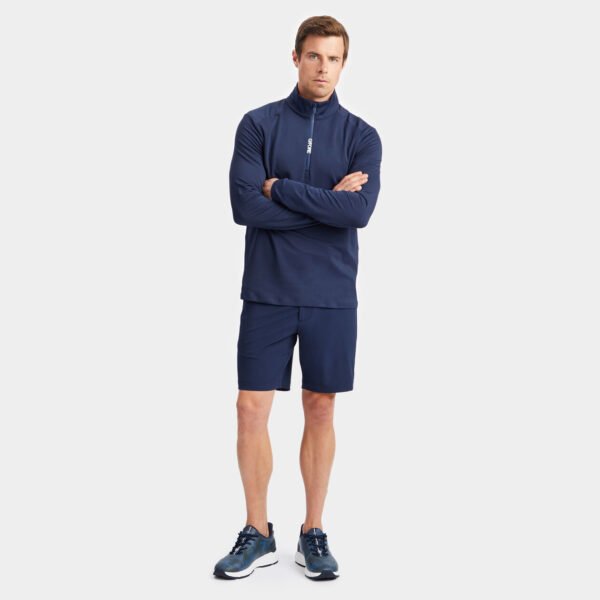 G/FORE Brushed Back Tech Quarter Zip Twilight - Image 2