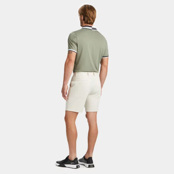G/FORE Contrast Striped Collar Tech Jersey Banded Sleeve Pikee Isle - Image 3